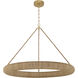 Oakley 1 Light 48 inch Soft Gold Chandelier Ceiling Light