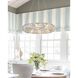 Palla 8 Light 32 inch Antique Silver Chandelier Ceiling Light