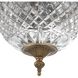 Radley 2 Light 8 inch Olde Brass Flush Ceiling Light