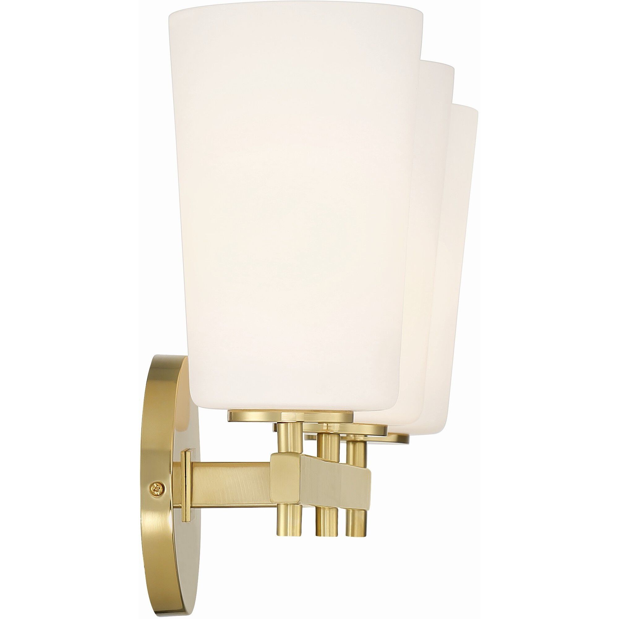 Colton Bath Vanity Light Wall Light in Aged Brass