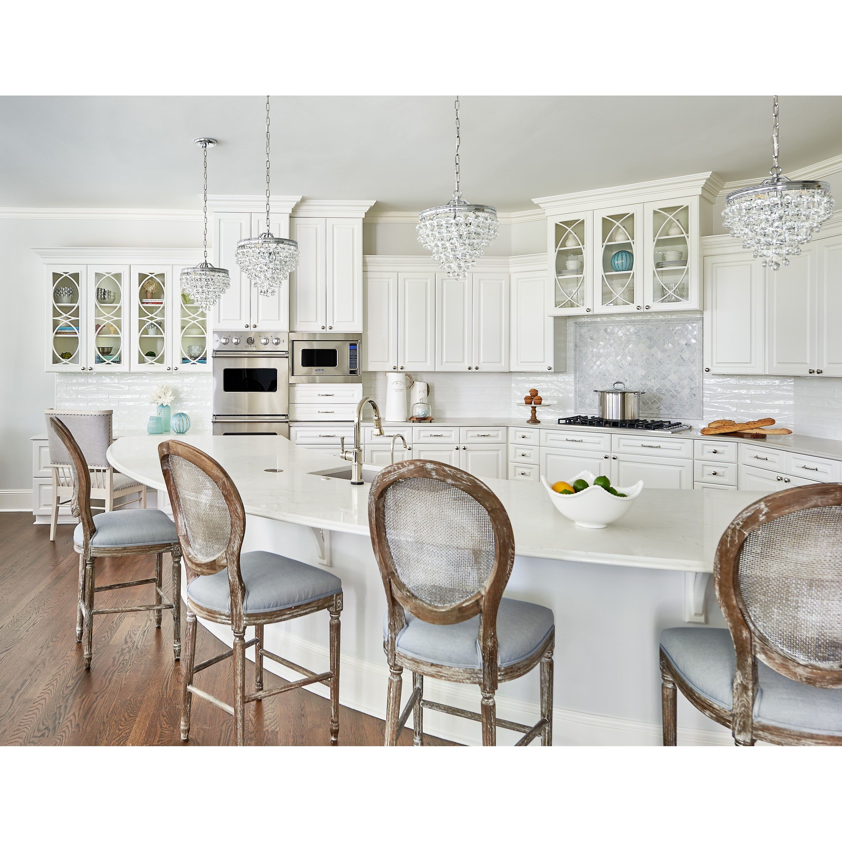 Calypso 3 Light 13 inch Polished Chrome Chandelier Ceiling Light