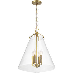 Voss 4 Light 18 inch Luxe Gold Pendant Ceiling Light