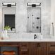 Clinton 1 Light 26.25 inch Matte Black Bathroom Vanity Light Wall Light
