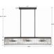 Alister 6 Light 49.75 inch Charcoal Bronze Chandelier Ceiling Light