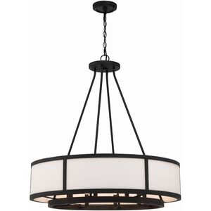 Bryant 8 Light 32 inch Black Forged Chandelier Ceiling Light