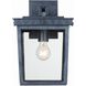 Belmont 1 Light 14 inch Graphite Outdoor Sconce