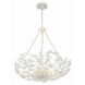 Marselle 6 Light 24 inch Matte White Chandelier Ceiling Light