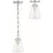 Voss 1 Light 5.75 inch Polished Nickel Mini Pendant Ceiling Light