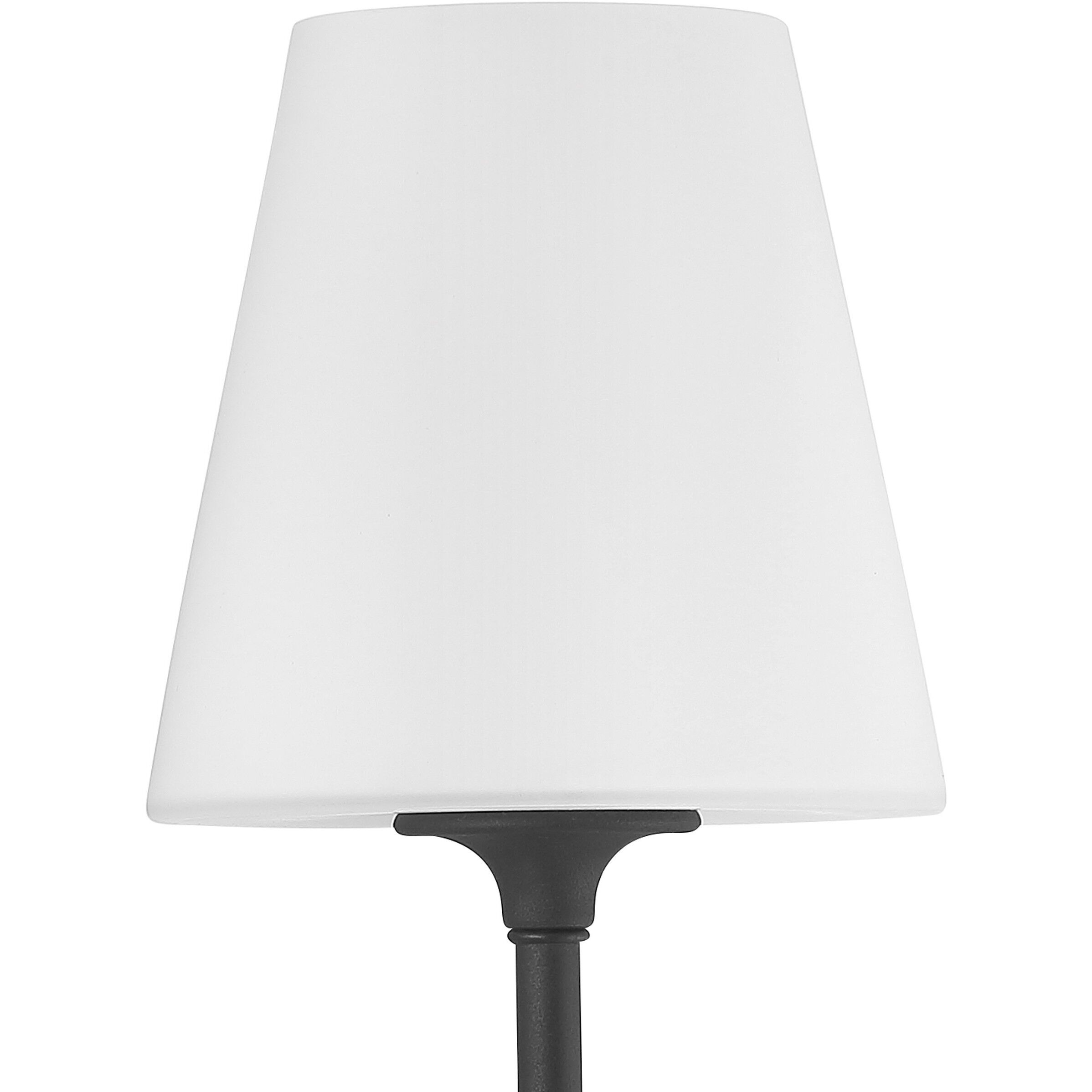 Juno Bath Wall Light in Black Forged