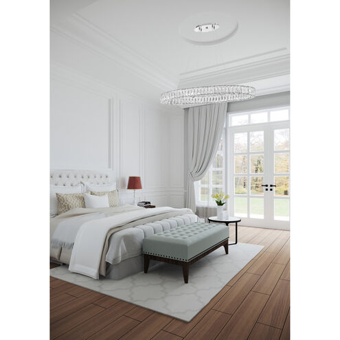 Kinsley 1 Light 39 inch Polished Chrome Pendant Ceiling Light