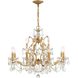 Filmore 12 Light 29 inch Antique Gold Chandelier Ceiling Light in Clear Hand Cut