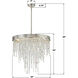 Winfield 6 Light 24 inch Antique Silver Chandelier Ceiling Light