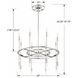 Aries 16 Light 29 inch Polished Nickel Chandelier Ceiling Light