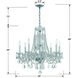 Traditional Crystal 8 Light 26 inch Polished Chrome Chandelier Ceiling Light in Clear Hand Cut