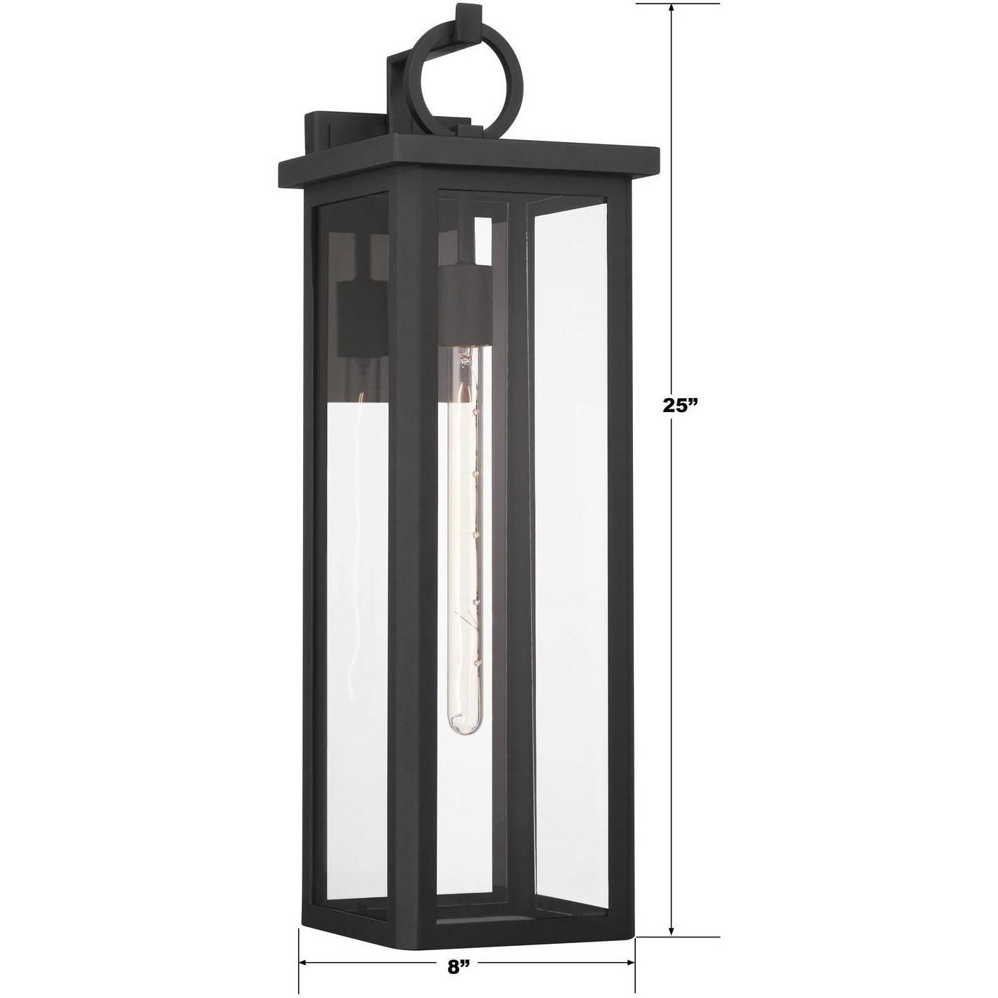 Boadie Sconce Wall Light in Matte Black