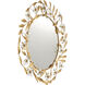 Marselle 30 X 30 inch Antique Gold Mirror