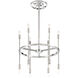 Aries 12 Light 23 inch Polished Nickel Chandelier Ceiling Light