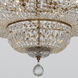 Roslyn 15 Light 28 inch Aged Brass Chandelier Ceiling Light