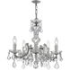 Maria Theresa 5 Light 20 inch Polished Chrome Chandelier Ceiling Light in Clear Spectra