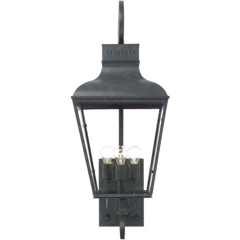 Dumont 3 Light 32 inch Graphite Outdoor Sconce