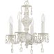 Paris Market 4 Light 13.5 inch Antique White Mini Chandelier Ceiling Light in Clear Spectra
