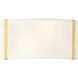 Fulton 2 Light 13 inch Antique Gold ADA Sconce Wall Light