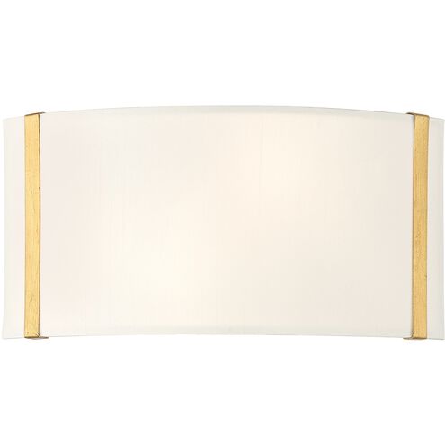 Fulton 2 Light 13 inch Antique Gold ADA Sconce Wall Light
