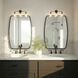 Voss Bath Vanity Light Wall Light in Matte Black