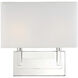 Durham Bath Wall Light in Polished Nickel