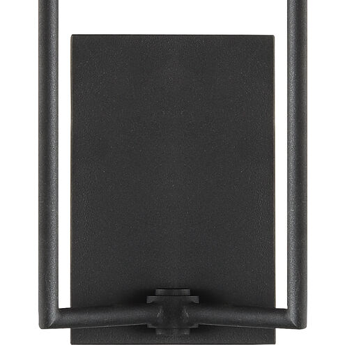 Lena 2 Light 10 inch Black Forged Sconce Wall Light