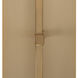 Veronica Bath Sconce Wall Light in Aged Brass