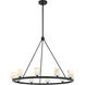 Aragon 10 Light 34.75 inch Matte Black Chandelier Ceiling Light