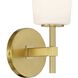 Colton 1 Light 5.5 inch Aged Brass Sconce Wall Light