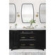Lindee 36 X 24 inch Matte Black Mirror
