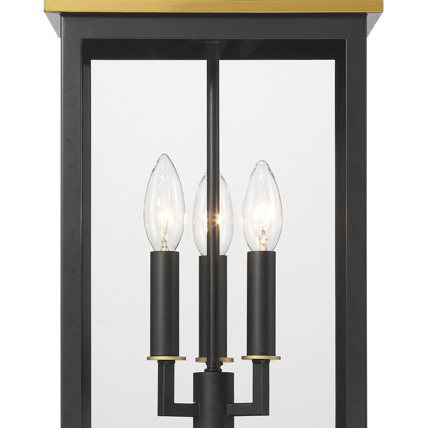 Simpson 3 Light 10 inch Matte Black and Textured Gold Pendant Ceiling Light