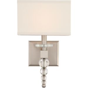 Clover 1 Light 10 inch Brushed Nickel Wall Sconce Wall Light