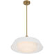 Xander 3 Light 20 inch Vibrant Gold Pendant Ceiling Light