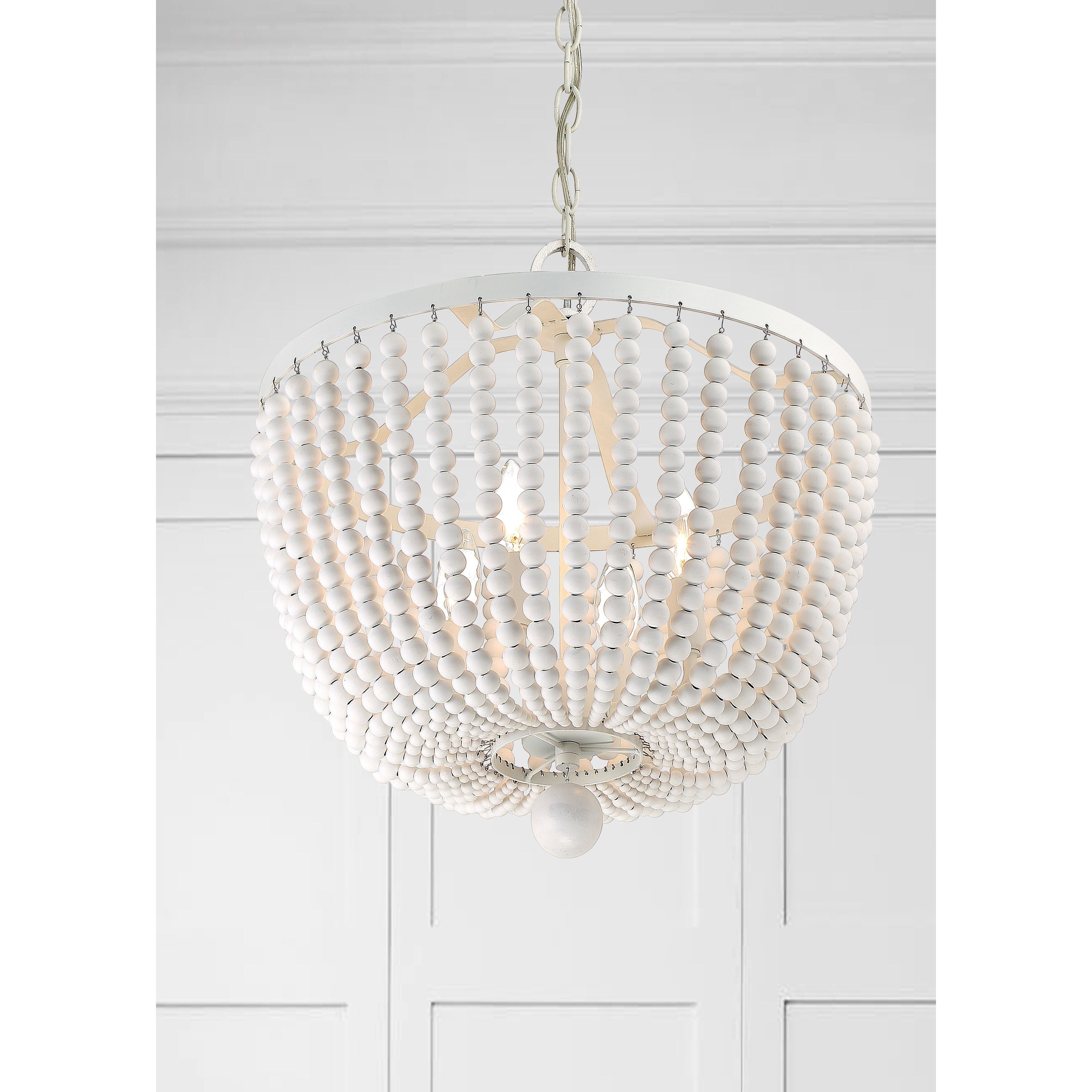 White mini chandelier outlet