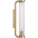 Jarvis Wall Sconce Wall Light in Aged Brass