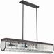 Alister 6 Light 49.75 inch Charcoal Bronze Chandelier Ceiling Light