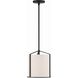 Carlyn 1 Light 10 inch Black Mini Pendant Ceiling Light