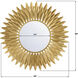 Broche 24 X 24 inch Antique Gold Mirror