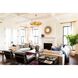 Broche 8 Light 33.5 inch Antique Gold Chandelier Ceiling Light
