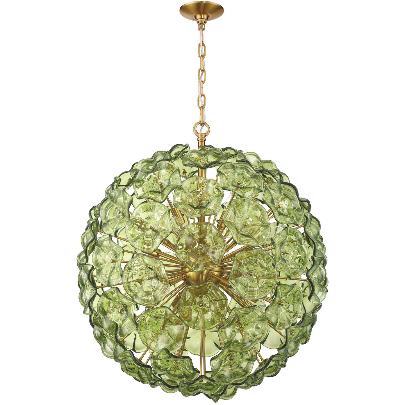 Esme 12 Light 28 inch Aged Brass Chandelier Ceiling Light