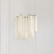 Addis Wall Sconce Wall Light in Tronchi Glass White