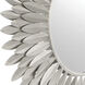 Broche 24 X 24 inch Antique Silver Mirror