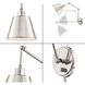 Mitchell 30 inch 60.00 watt Polished Nickel Task Sconce Wall Light
