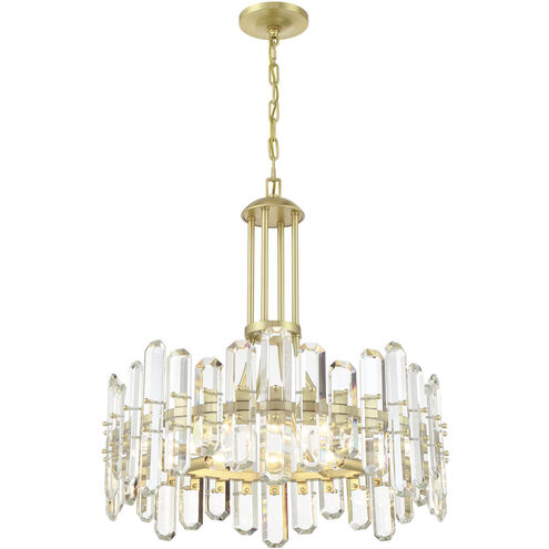 Bolton 8 Light 24.75 inch Aged Brass Chandelier Ceiling Light