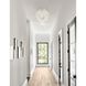 Brielle 3 Light 13 inch Antique Silver Flush Ceiling Light