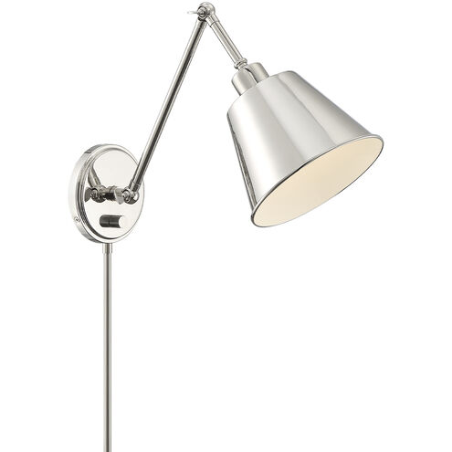 Mitchell 16 inch 60.00 watt Polished Nickel Task Sconce Wall Light